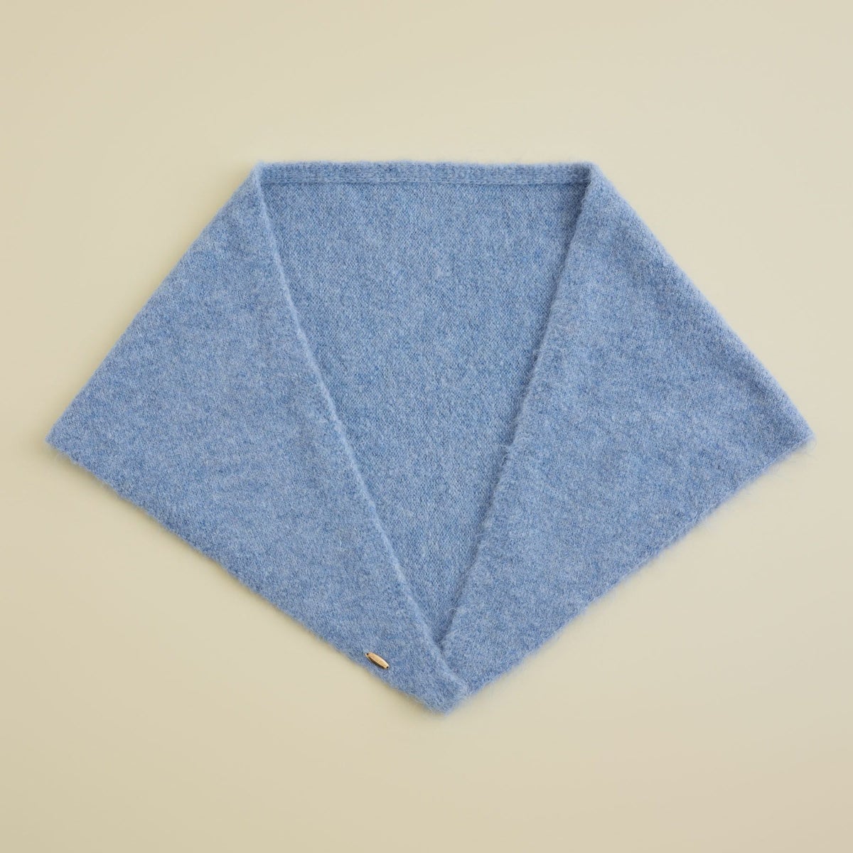 ウールブレンド三角ショール