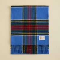 ベビーウール100%チェックマフラー