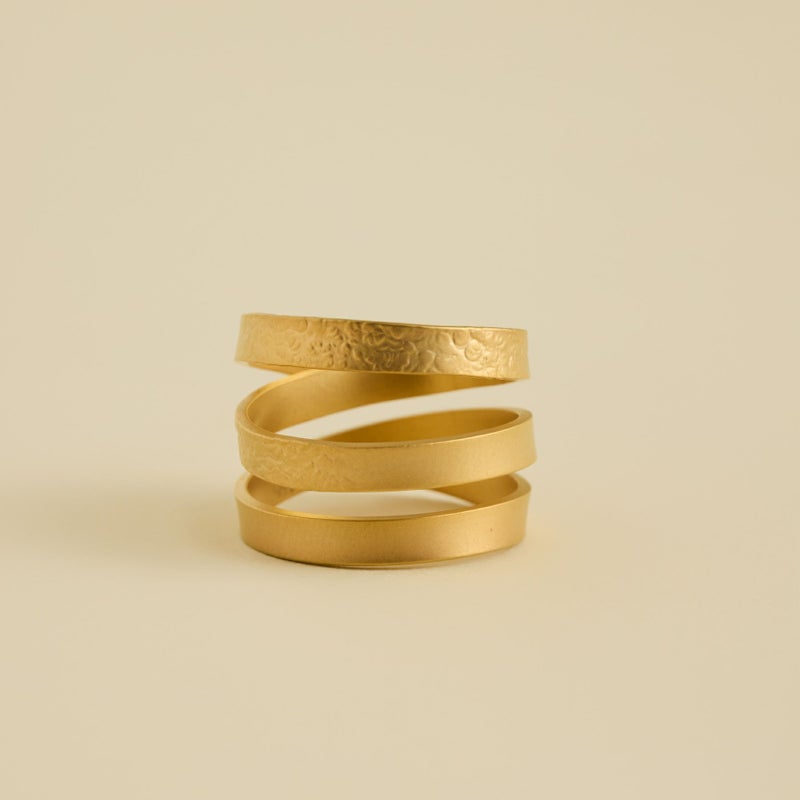 2way真鍮スカーフリング＜マットゴールド＞ 日本製