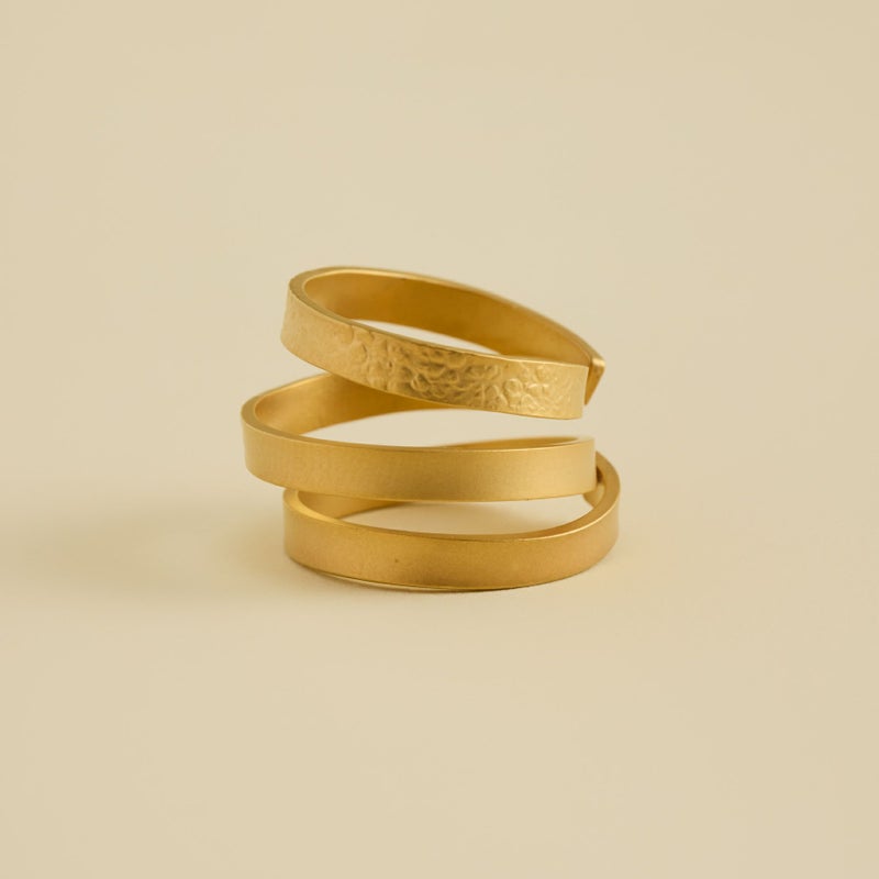 2way真鍮スカーフリング＜マットゴールド＞ 日本製