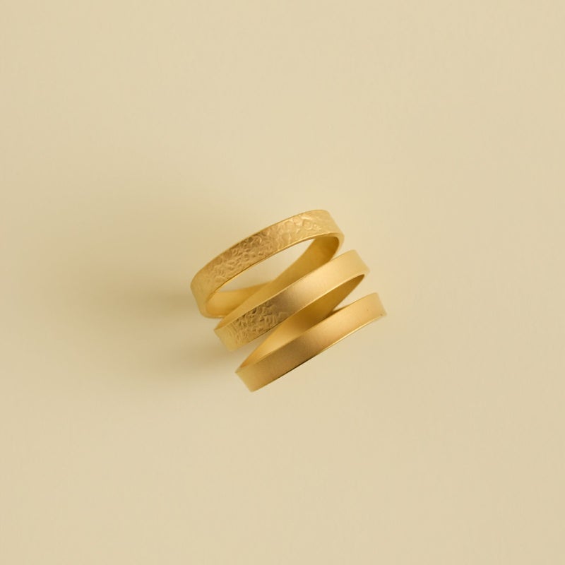 2way真鍮スカーフリング＜マットゴールド＞ 日本製