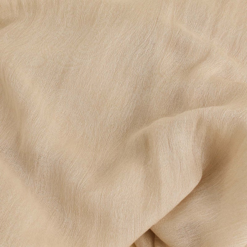 イタリア製シャンブレーソフトストールのベージュの写真