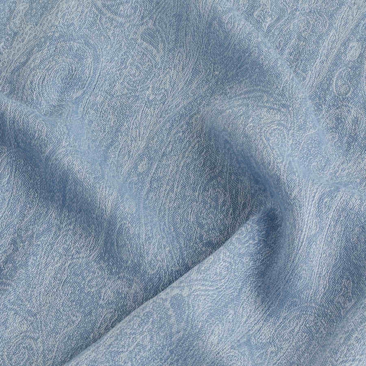  イタリア製シャンブレーソフトストールのサックスの写真