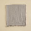 日本製 エアリーコットン大判ストールのライトグレーの画像