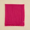 日本製のエアリーコットン大判ストール　ピンクの画像